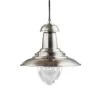 Fishermans Satin Silver Ceiling Light