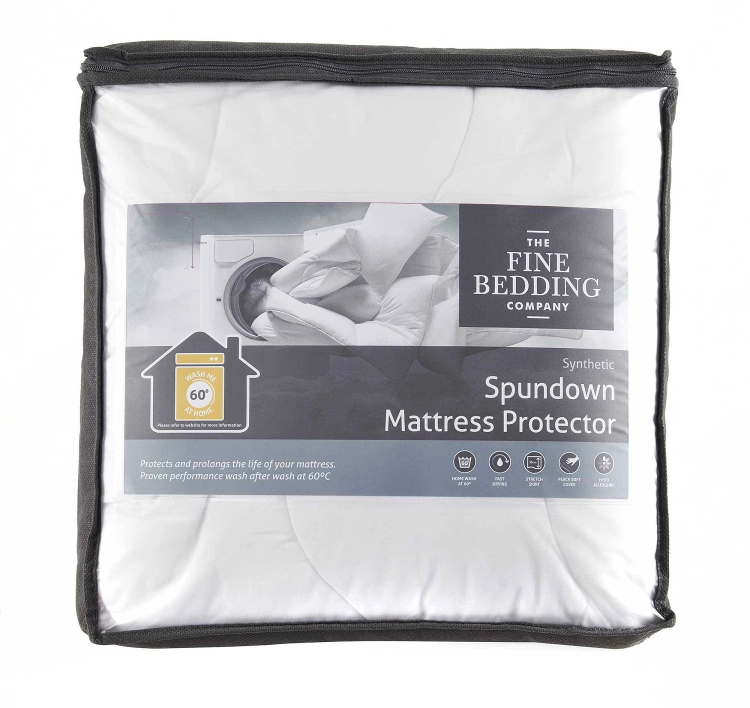 The Fine Bedding Company Spundown Mattress Protector 1 The Fine Bedding Company Spundown Mattress Protector