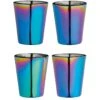Barcraft Rainbow Barware Shot Glasses Set Of Four 50ml