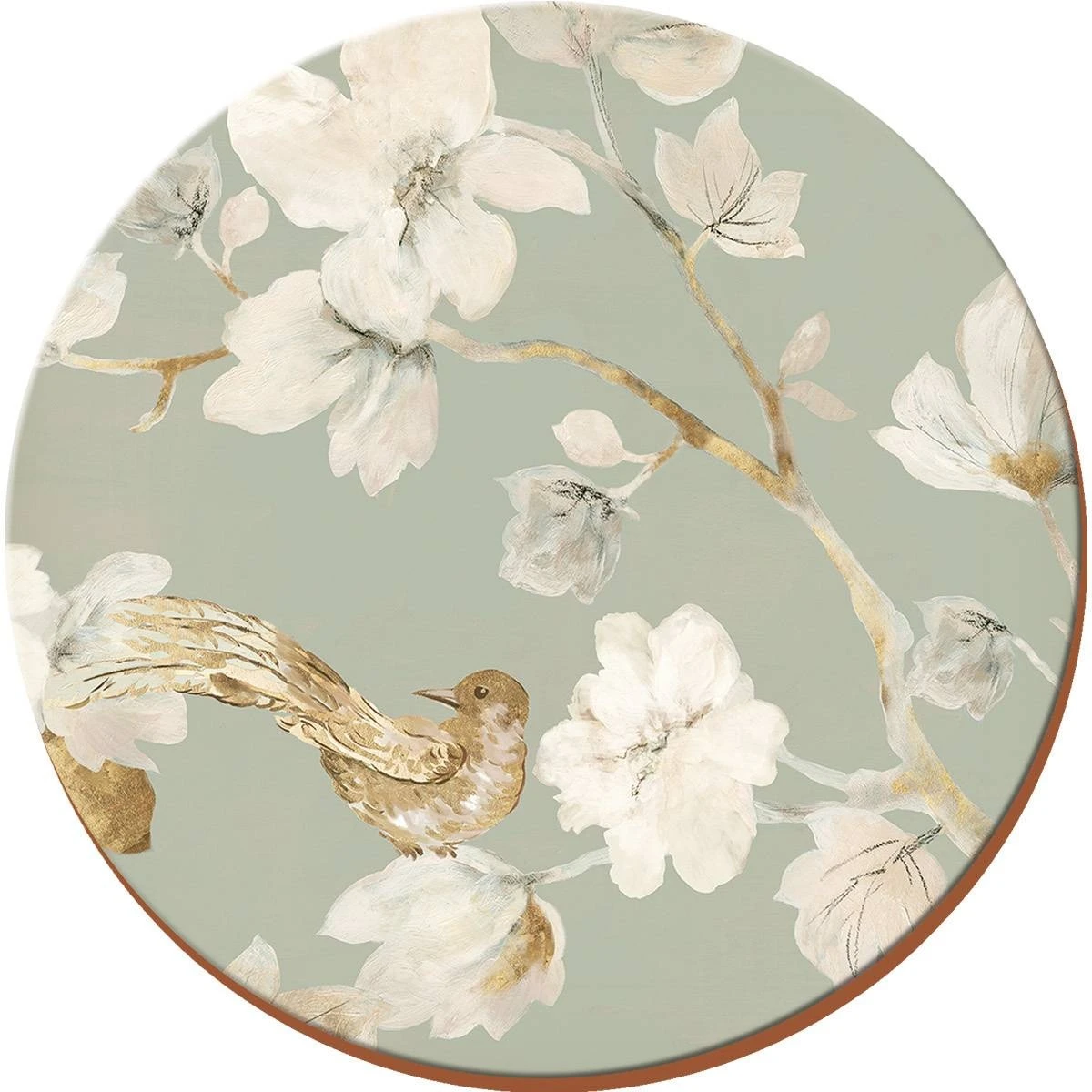 Creative Tops Duck Egg Floral Round Placemats Set Of 4 1 Creative Tops Duck Egg Floral Round Placemats Set Of 4
