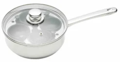 KitchenCraft Stainless Steel 4 Hole Egg Poacher 20.5cm
