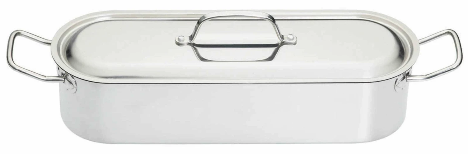 KitchenCraft Stainless Steel Fish Poacher 45cm 1 KitchenCraft Stainless Steel Fish Poacher 45cm