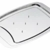 KitchenCraft Stainless Steel Spiked Square Meat Dish Tray 38x26cm