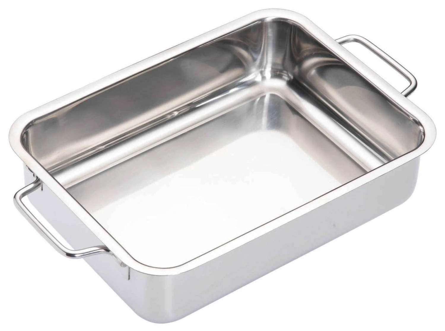 Masterclass Stainless Steel Heavy Duty Roasting Pan 27x20cm 1 Masterclass Stainless Steel Heavy Duty Roasting Pan 27x20cm