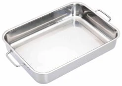 Masterclass Stainless Steel Heavy Duty Roasting Pan 27x20cm 5 Masterclass Stainless Steel Heavy Duty Roasting Pan 27x20cm -Household Items 21243 20406