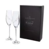Dartington Celebration Glitz Clear Champagne Flutes