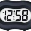 Vierra Liquorice Black Alarm Clock