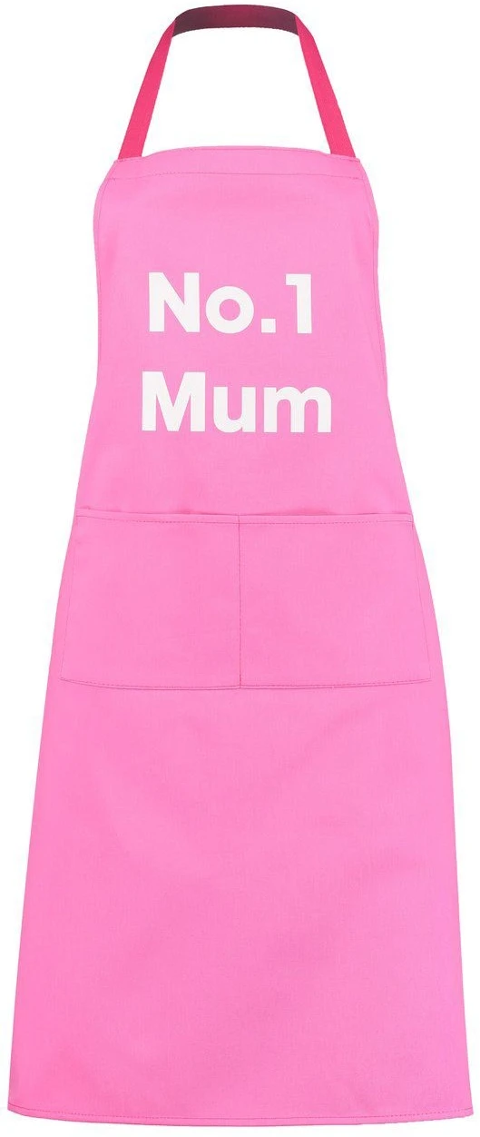 No.1 Mum Apron Pink 1 No.1 Mum Apron Pink