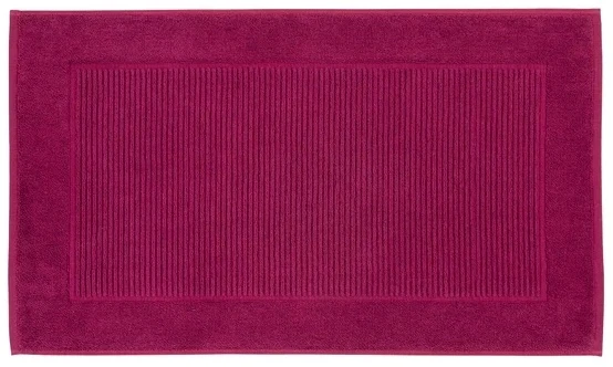 Christy Supreme Terry Towelling Bath Mat Raspberry 1 Christy Supreme Terry Towelling Bath Mat Raspberry