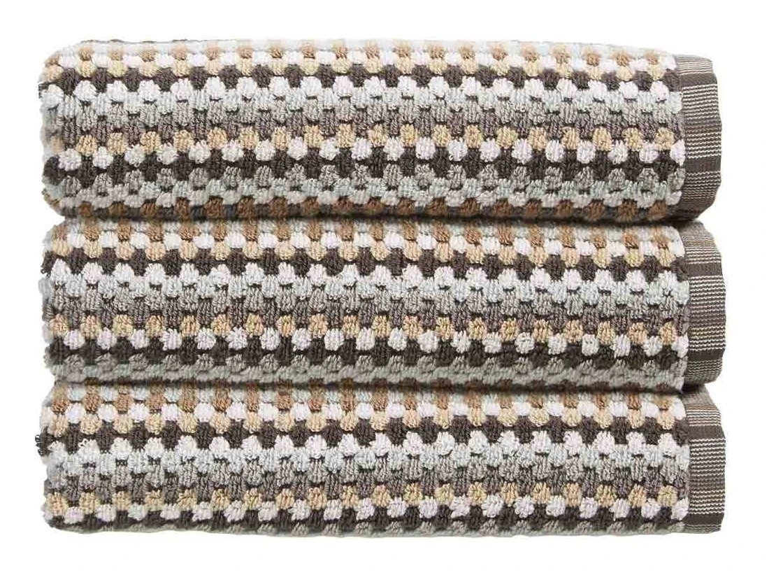 Christy Carnaby Stripe Towel Neutral 1 Christy Carnaby Stripe Towel Neutral