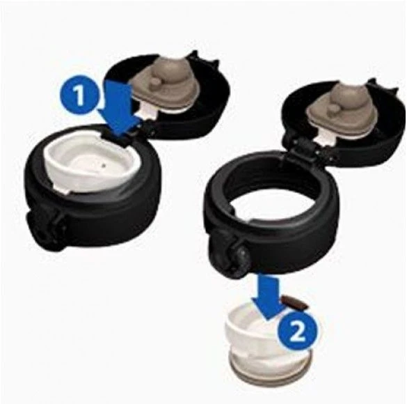 Thermos Super Light Direct Drink Matt Black 470ml 2 Thermos Super Light Direct Drink Matt Black 470ml - Image 2