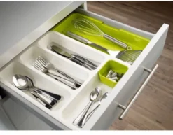 Joseph Joseph Drawerstore Cutlery Drawer - White/Green 5 Joseph Joseph Drawerstore Cutlery Drawer - White/Green -Household Items 27419 19166