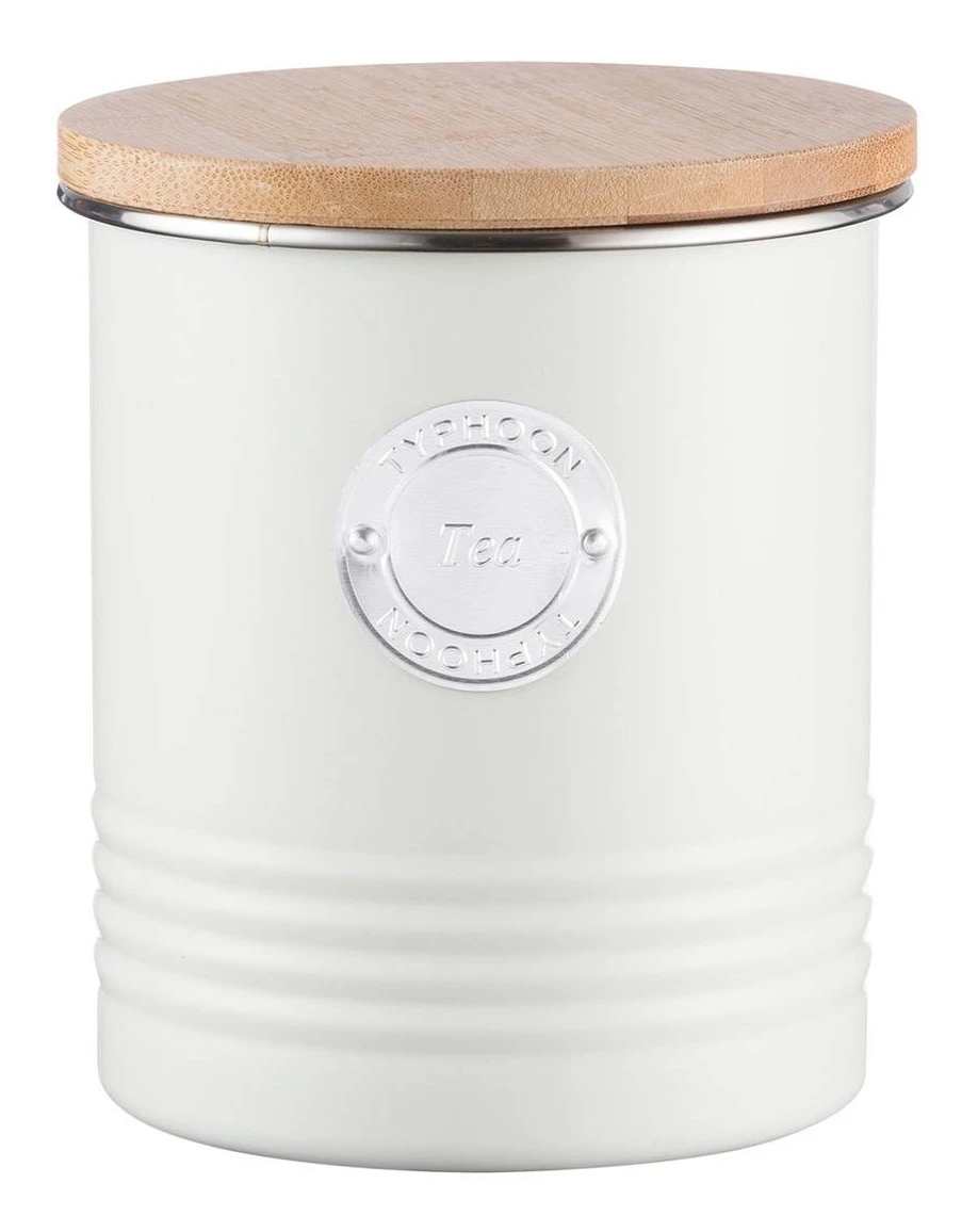 Typhoon Living Tea Cannister Cream 1 Typhoon Living Tea Cannister Cream