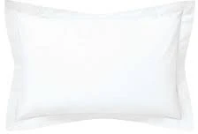 Belledorm 1000 Thread Count Egyptian Cotton Pillowcase - White 3 Belledorm 1000 Thread Count Egyptian Cotton Pillowcase - White - Image 3