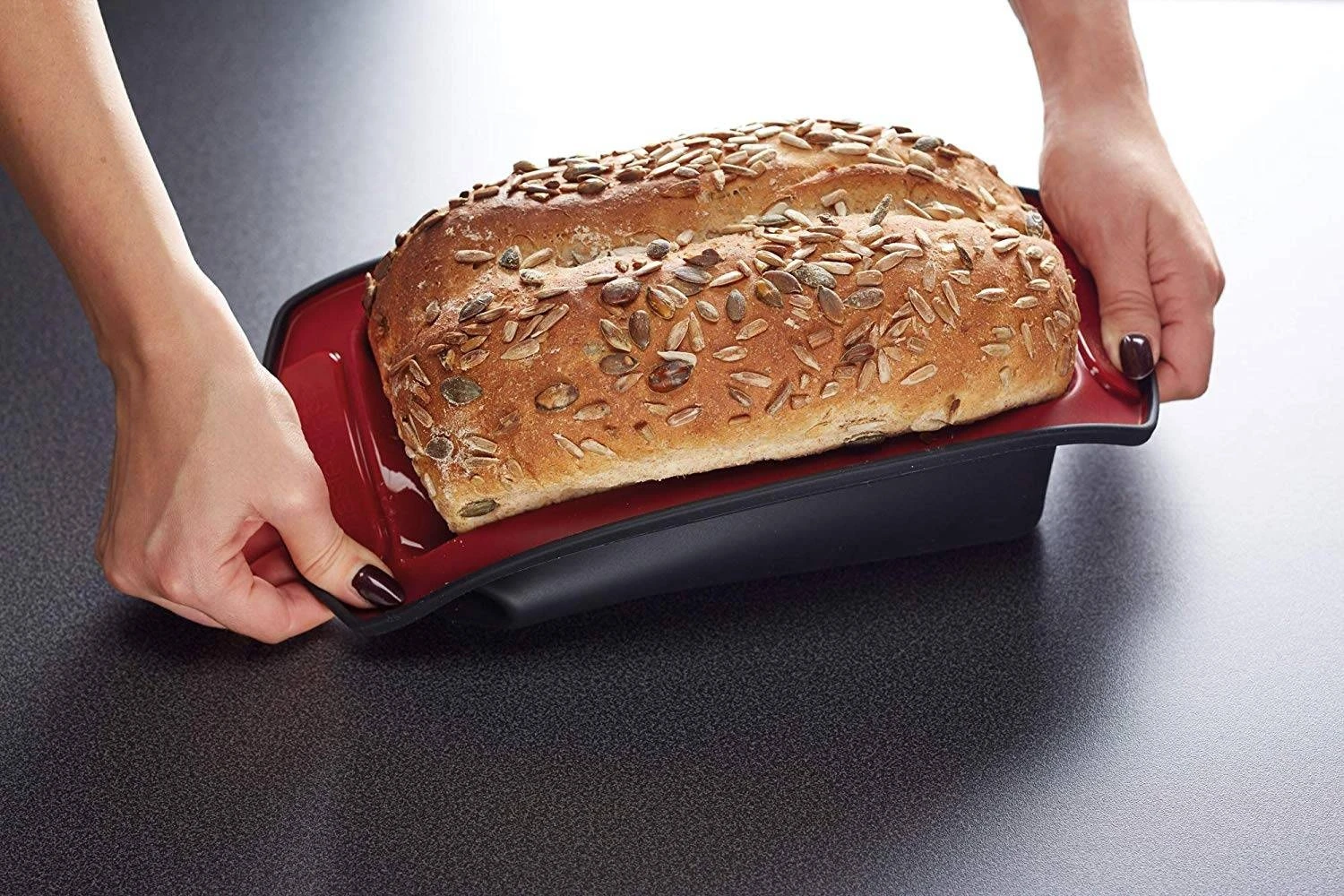 Masterclass Silicone Loaf Pan 22x10cm 2 Masterclass Silicone Loaf Pan 22x10cm - Image 2