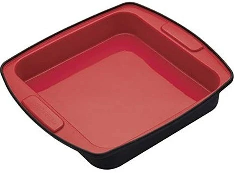 Masterclass Silicone Square Bake Pan 23cm 1 Masterclass Silicone Square Bake Pan 23cm