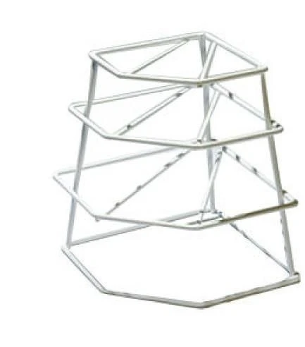 Delfinware 4 Tier Plate Stacker White 1 Delfinware 4 Tier Plate Stacker White