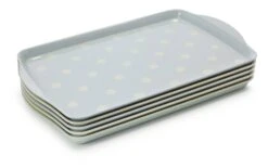 Zeal Classic Dotty Tray Neutral 39cm X 24cm