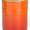 Le Creuset Medium Storage Jar With Wood Lid Volcanic