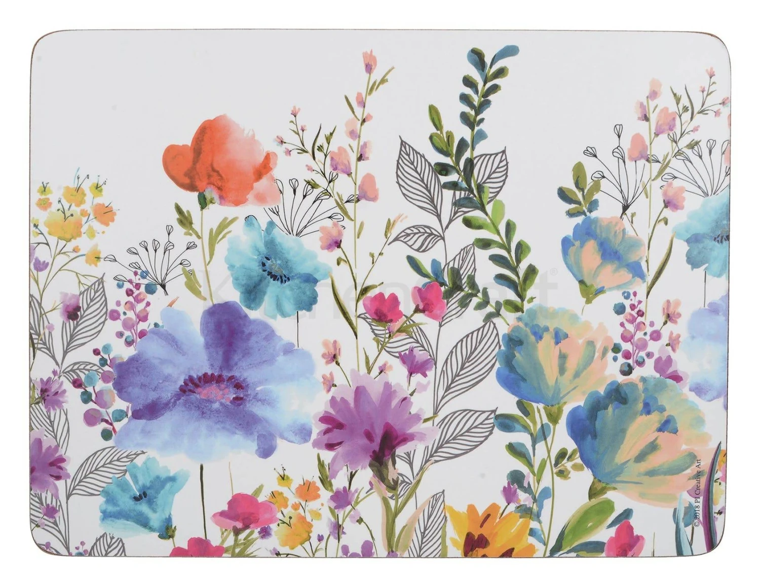 Creative Tops Meadow Floral Placemats Set Of 6 1 Creative Tops Meadow Floral Placemats Set Of 6