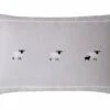 Sophie Allport Brushed Sheep Standard Pillowcase Pair Oatmeal