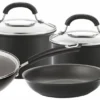Circulon Total Hard Anodised 4 Piece Pan Set