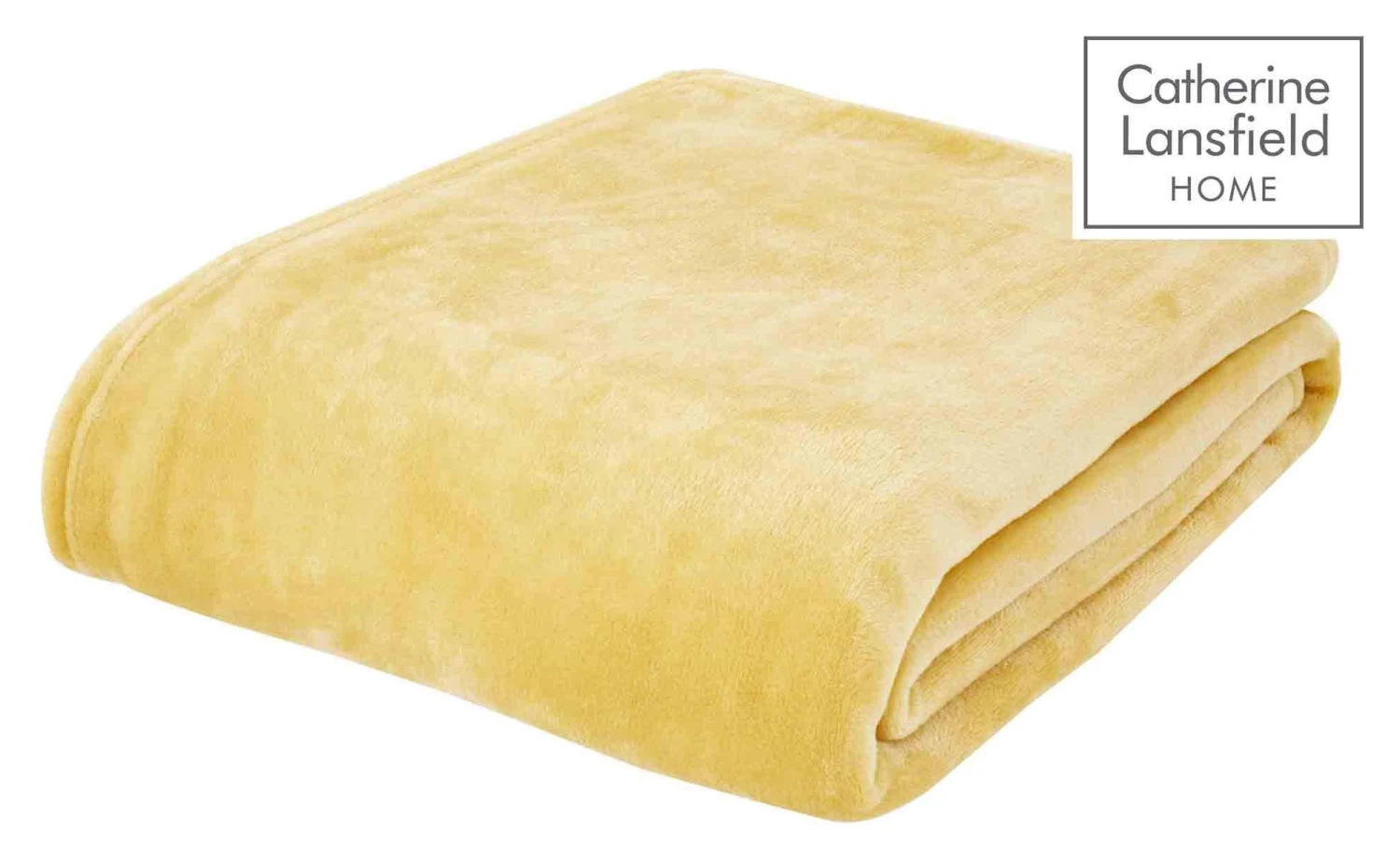 Catherine Lansfield Raschel Velvet Touch Throw Ochre 1 Catherine Lansfield Raschel Velvet Touch Throw Ochre