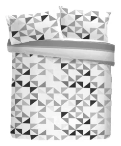 Fusion Hendra Duvet Cover Set Grey -Household Items 35434 15102