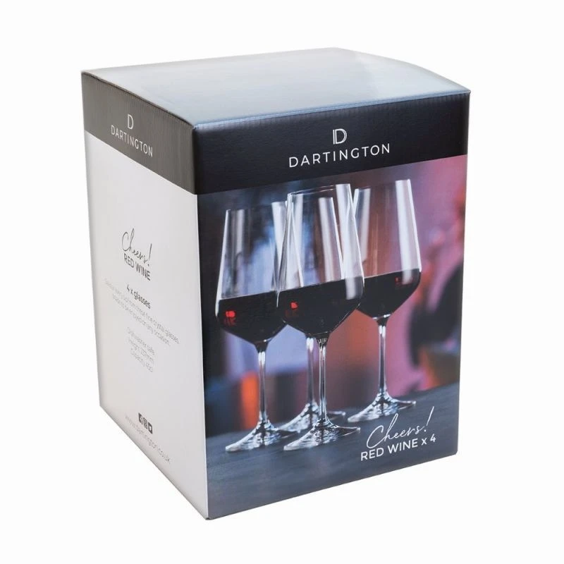Dartington Cheers! Red Wine 450Ml Set Of 4 2 Dartington Cheers! Red Wine 450Ml Set Of 4 - Image 2