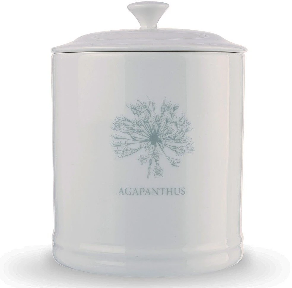 Mary Berry Flowers Sugar Canister Agapanthus 1 Mary Berry Flowers Sugar Canister Agapanthus