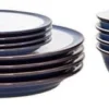 Denby Imperial Blue 12 Piece Tableware Set