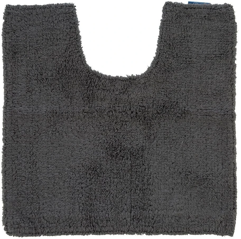 Christy Reversible Pedestal Mat - Graphite 1 Christy Reversible Pedestal Mat - Graphite