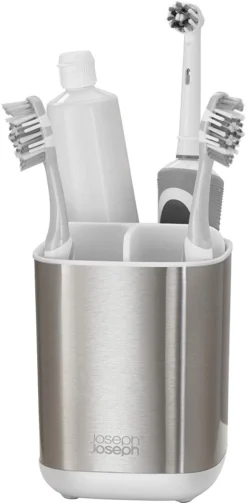 Joseph Joseph Small Steel Toothbrush Caddy 6 Joseph Joseph Small Steel Toothbrush Caddy -Household Items 36223 14438