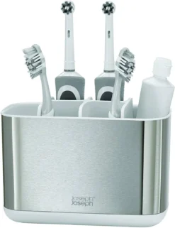 Joseph Joseph Large Steel Toothbrush Caddy -Household Items 36224 14435