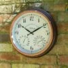 Astbury 15' Outdoor Clock & Thermometer