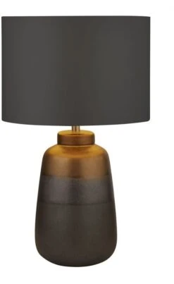 Searchlight Navy Gold Ceramic Table Lamp