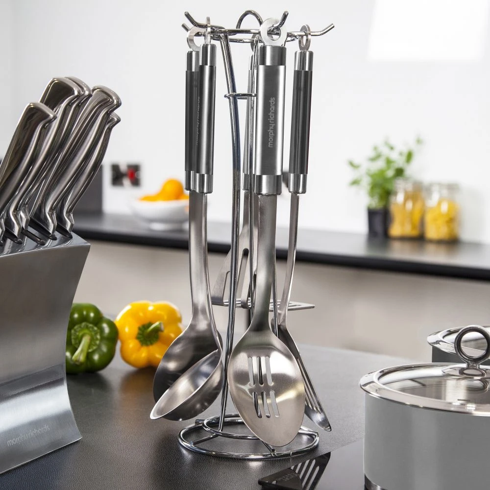 Morphy Richards Accents 5 Piece Tool Set Stainless Steel 3 Morphy Richards Accents 5 Piece Tool Set Stainless Steel - Image 3