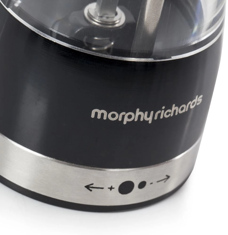 Morphy Richards Accents Electronic Salt & Pepper Mill Black 3 Morphy Richards Accents Electronic Salt & Pepper Mill Black - Image 3