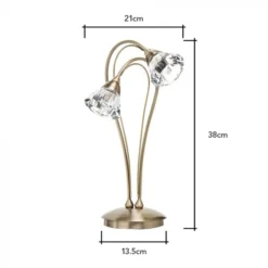 BHS Marianne Table Lamp Antique Brass 7 BHS Marianne Table Lamp Antique Brass -Household Items 42796 7807