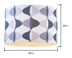 BHS Wave Easyfit Shade Grey -Household Items 42806 7780