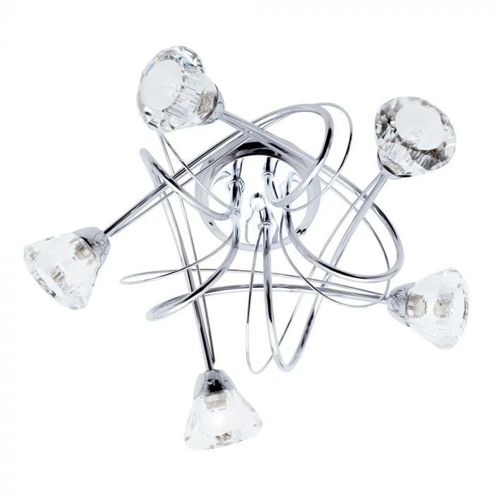 BHS Marianne Flush Ceiling 5 Light Chrome 1 BHS Marianne Flush Ceiling 5 Light Chrome