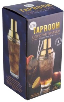 Taylors Eye Witness Glass Cocktail Shaker 400ml - Gold 7 Taylors Eye Witness Glass Cocktail Shaker 400ml - Gold -Household Items 45507 4365