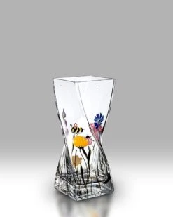Nobile Bees & Ladybird Twist Vase 20cm