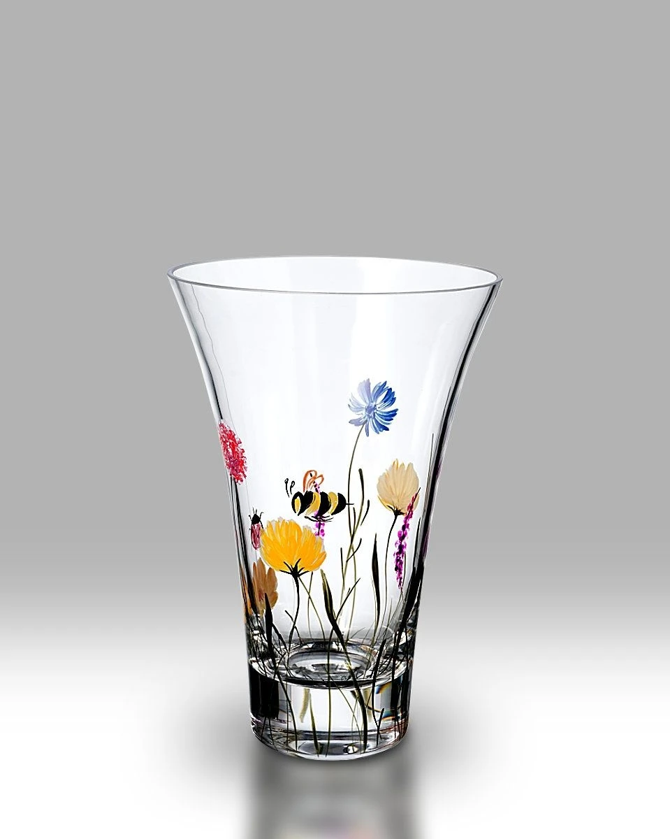 Nobile Bees & Ladybird Flared Vase 19cm 1 Nobile Bees & Ladybird Flared Vase 19cm