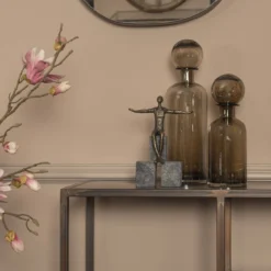 Libra Bronze Blocks Sitting Woman Sculpture -Household Items 46107 3709