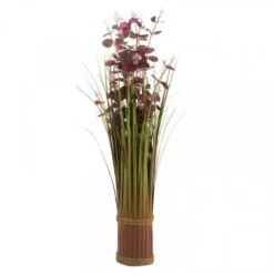 Smart Solar In-Lit Bouquet - Eucalyptus - Violet 70cm