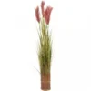 Smart Solar Faux Bouquet - Purple Pampas 120cm