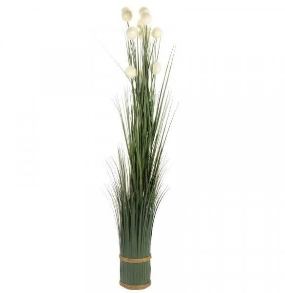 Smart Solar Faux Bouquet - Pom Pom Grass 120cm 1 Smart Solar Faux Bouquet - Pom Pom Grass 120cm