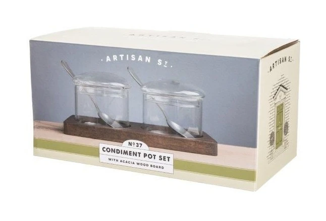 Artisan Street Condiment Pots 1 Artisan Street Condiment Pots
