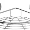 Showerdrape Suctionloc Corner Basket Chrome